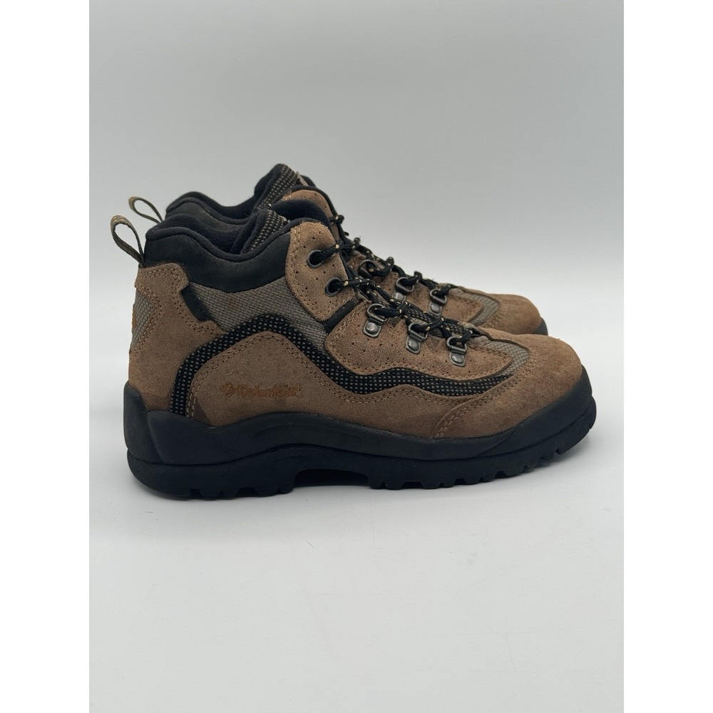 Columbia Hiking Boots Womans Brown Leather Rock Ridge Mid Size 3